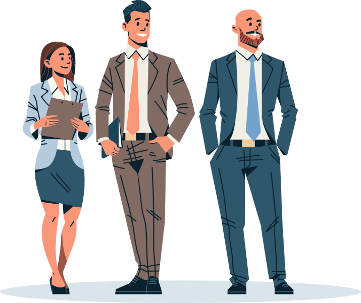 Illustration of the Bull Consult team of consultants