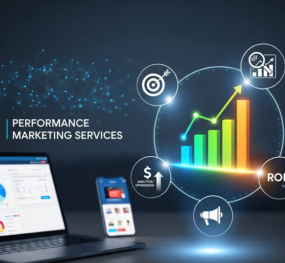 Performance marketing consulting dashboard showing paid campaign optimisation across channels