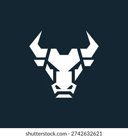 Bull Consult logo — geometric bull head
